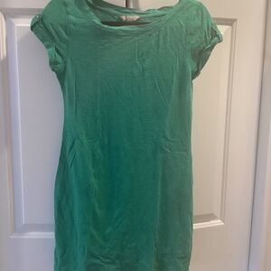 Banana Republic women small cotton green dress